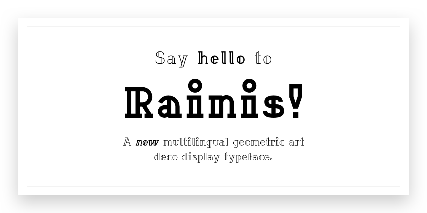 Font Rainis